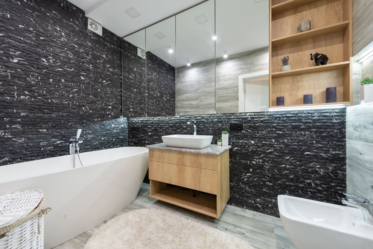 Luxury interior of spacious bathroom — featured photo for “Best Toilet Flapper for a Running Toilet: Size, Seal and Fit”