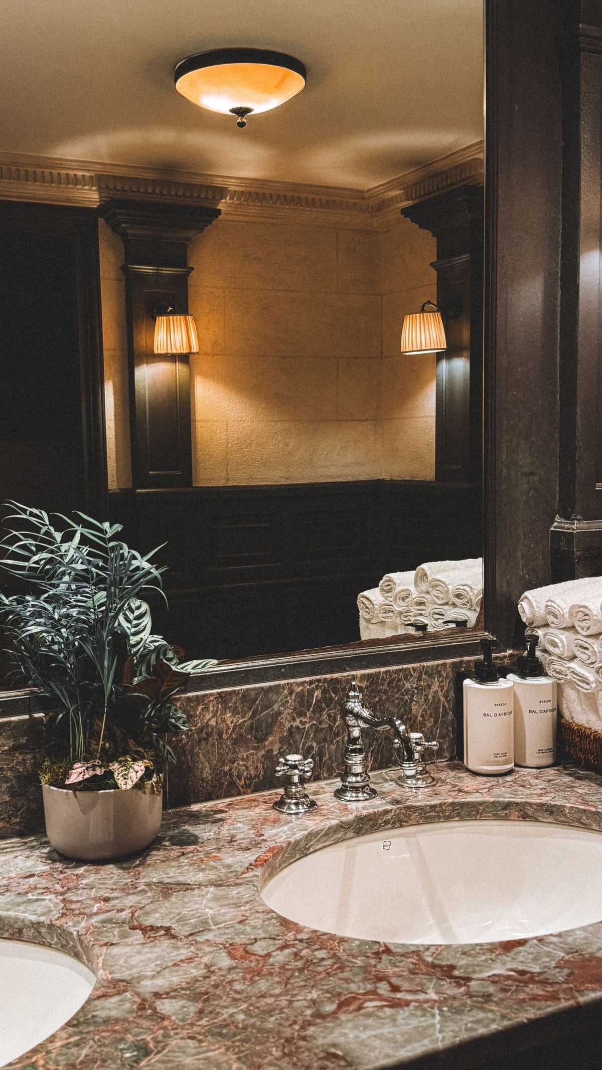 Elegant Bathroom with Marble Countertop — featured photo for “How to Perform a Toilet Dye Test for a Silent Leak”