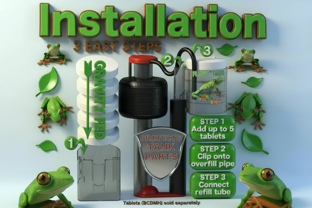 Flush Frog Automatic Toilet Bowl Cleaner (3pcs)